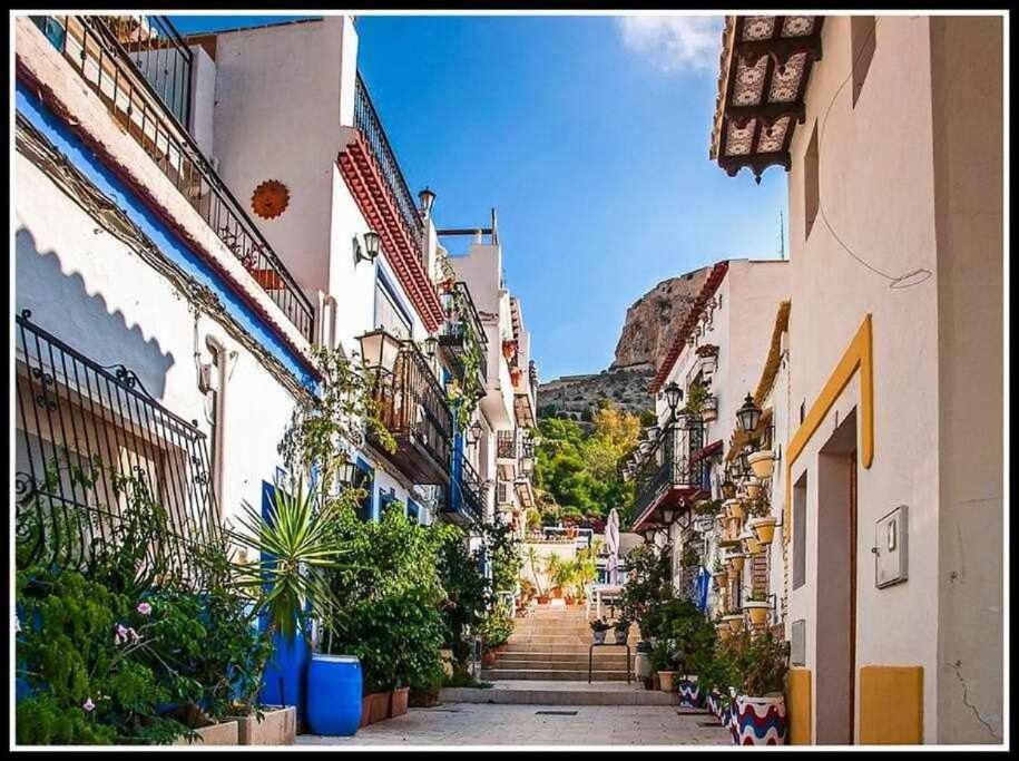 Flamenco, Apartamento Exclusivo De Dos Habitaciones En El Pleno Del Casco Antiguo, Alicante, Playa, Centro Historico, Rambla Esterno foto